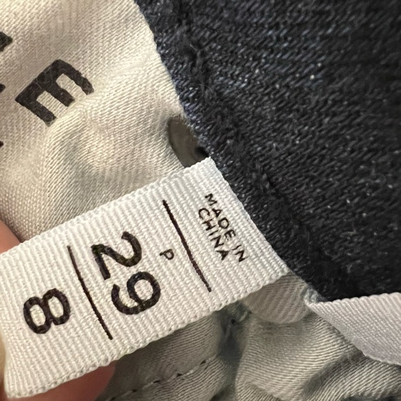 Loft Womens Jeans with Dark Red Velvet stripe down each side (size 8/29P) - Picture 5 of 5
